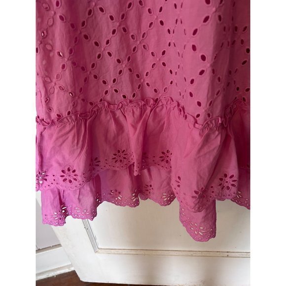 Matilda Jane Shift Into Spring pink/lavender ‎ eye-let Dress Size Sm - Picture 14 of 14
